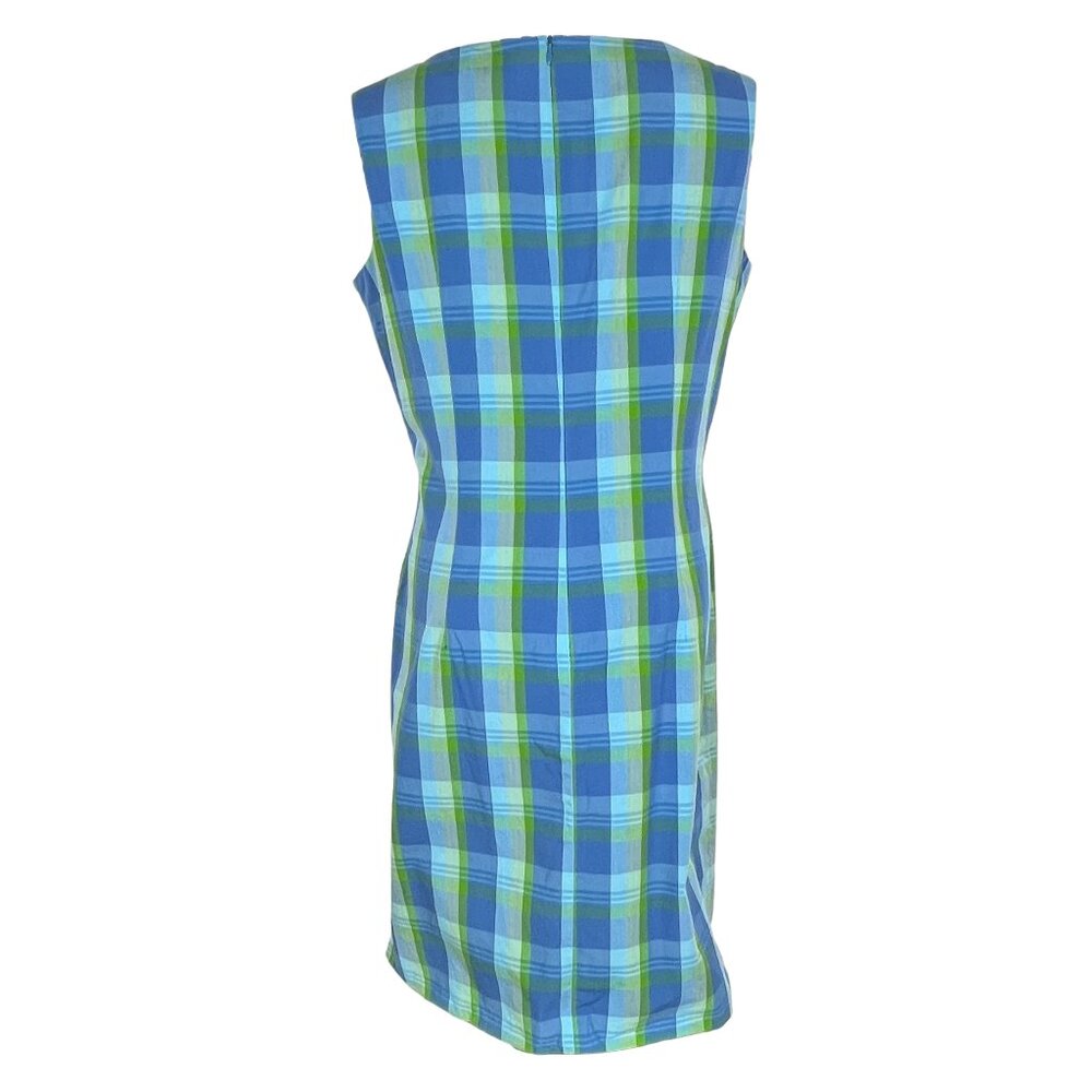 Casual Corner Annex Plaid Sheath Dress Sz 12 🎉2X Host Pick🎉 - Picture 9 of 13